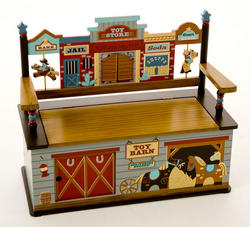 Wild West Bench Seat with Storage