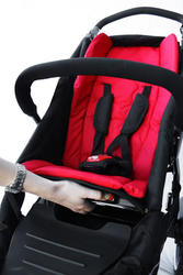 Phil&Teds Explorer Inline Buggy with Red Liner