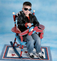 Fly Boy Airplane Rocker