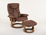 Dutailier European Recliner and Ottoman F22-263