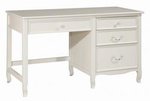 Emma Large Pedestal Desk White