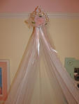 Rhinestone Crown Wall Canopy