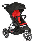 Phil&Teds Explorer Inline Buggy with Red Liner