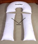 Moonlight Slumber Serenity Star Full Length U Shaped Maternity Pillow