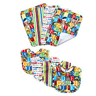 Trend Lab Dr. Seuss Alphabet Seuss Bouquet Bib and Burp Cloth Set