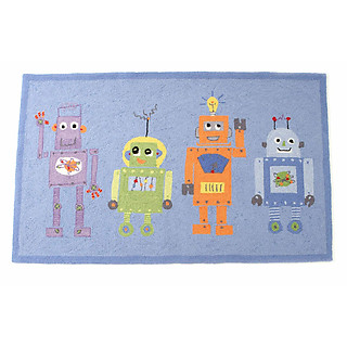 Little Acorn 4 Robots Rug