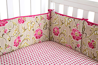 Trend Lab Waverly Jazzberry Crib Bumpers