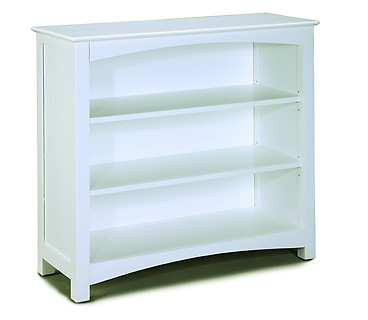 Bolton Furniture Wakefield LowLoft Bookcase White