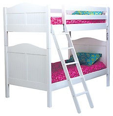 Bolton Furniture Wakefield Cottage Twin over Twin Bunk Bed White