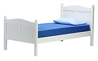 Bolton Furniture Cottage Twin Bed with Headboard and Footboard White