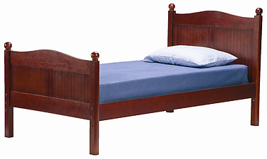 Bolton Furniture Cottage Twin Bed with Headboard and Footboard Cherry
