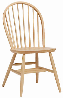 Bolton Furniture Bow Back Chair Natural