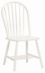 Bolton Furniture Bow Back Chair White