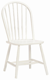Bolton Furniture Bow Back Chair White