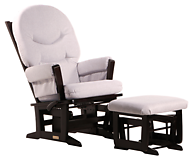 Dutailier C20-84C Platinum Modern Glider Multiposition Recline and Ottoman Combo