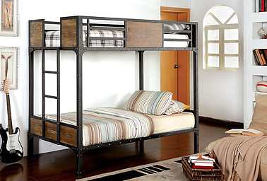 Furniture of America Clapton Bunk Bed
