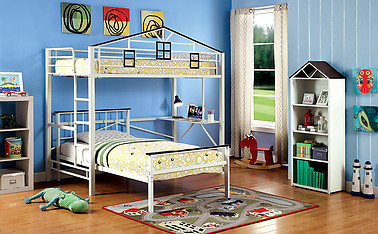 Furniture of America Fortress Twin Loft Bed