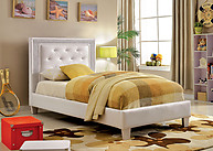 Furniture of America Lianne Bed White