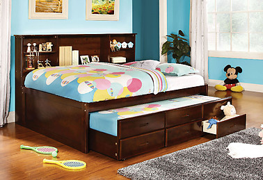 Furniture of America Hardin Captain Bed Cherry