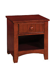 Furniture of America Omnus Nightstand Cherry