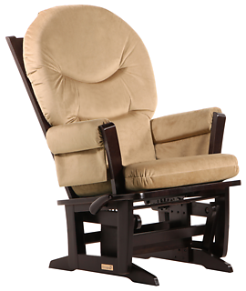 Dutailier D01-84C Gold Modern Glider Multiposition