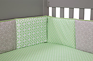 Trend Lab Lauren 4PC Crib Bumper Set