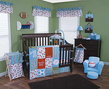 Trend Lab Little MVP 3PC Crib Bedding Set