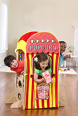 Little Partners The Learning Tower Playhouse Kit- Popcorn Stand and Puppet Show