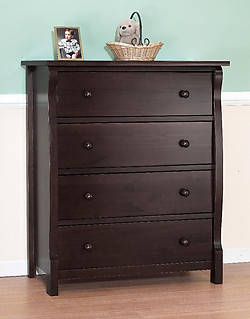 Sorelle Furniture Tuscany/ Princeton 4 Drawer Dresser Espresso