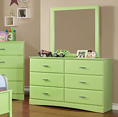 Furniture of America Prismo Dresser Green