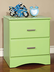 Furniture of America Prismo Nightstand Green