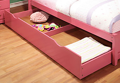 Furniture of America Prismo Trundle Pink