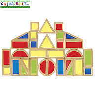 Guidecraft Rainbow Blocks 30 Piece Set