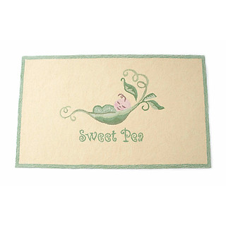 Little Acorn Sweet Pea Rug