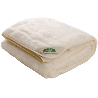 NaturaWool Reversible Wool on Top Mattress Pad