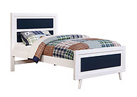 Furniture of America Alivia Bed Blue & White