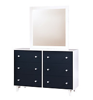 Furniture of America Alivia Dresser Blue & White