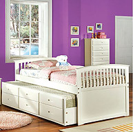 Furniture of America Bella Bed White