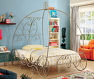 Furniture of America Enchant Bed Champagne