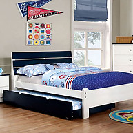 Furniture of America Kimmel Bed Blue & White