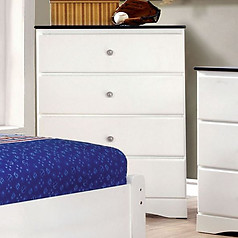 Furniture of America Kimmel Chest Blue & White