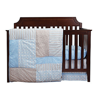 Trend Lab Logan 3PC Crib Bedding Set