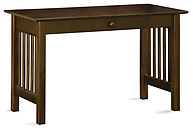 Atlantic Furniture Mission Desk with Drawer Antique Walnut