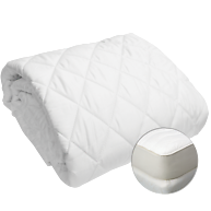 NaturaOrganic Wool-Filled Fitted Mattress Pad