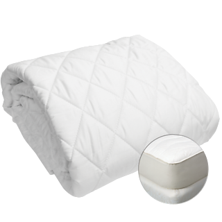 NaturaOrganic Wool-Filled Fitted Mattress Pad