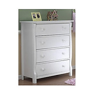 Sorelle Furniture Tuscany/ Princeton 4 Drawer Dresser White