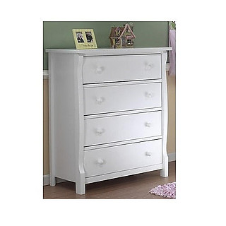 White Sorelle Tuscany 4 Drawer Dresser