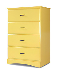 Furniture of America Prismo Chest Yellow