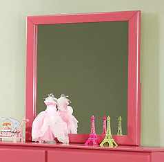 Furniture of America Prismo Mirror Pink