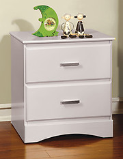 Furniture of America Prismo Nightstand White